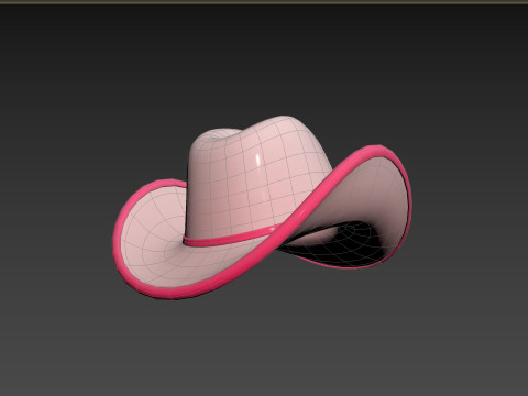 Prop185 Cowgirl Hat 3Dモデル