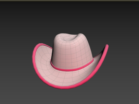 Prop185 Cowgirl Hat 3Dモデル