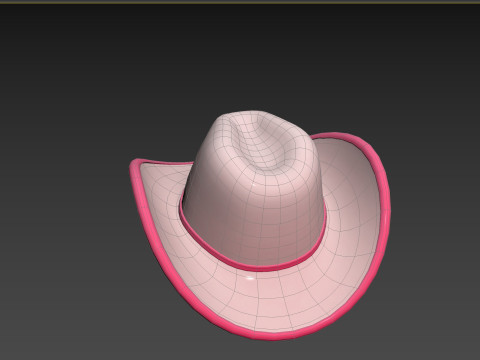 Prop185 Cowgirl Hat 3Dモデル