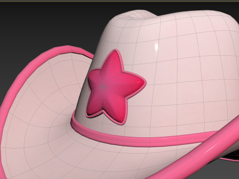 Prop185 Cowgirl Hat 3Dモデル