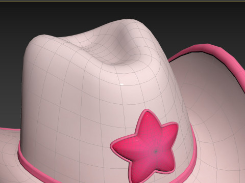 Prop185 Cowgirl Hat 3Dモデル