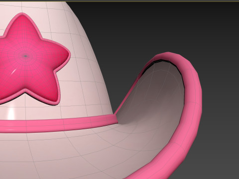 Prop185 Cowgirl Hat 3Dモデル