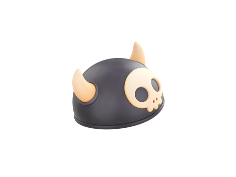 Prop187 Skull Helmet Modelo 3D