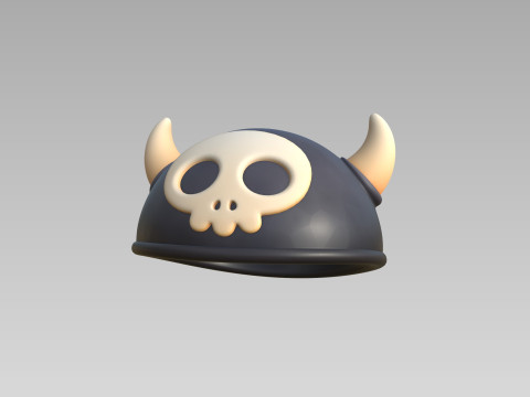 Prop187 Skull Helmet Modelo 3D