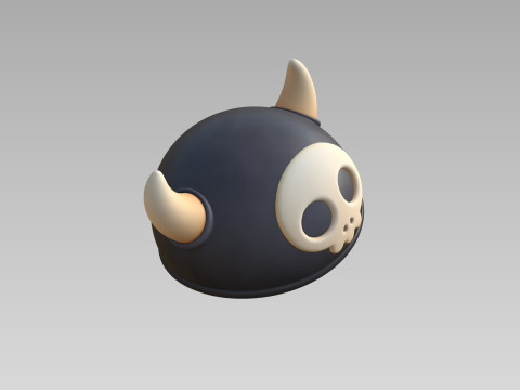 Prop187 Skull Helmet Modelo 3D