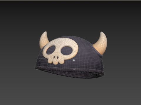 Prop187 Skull Helmet Modelo 3D