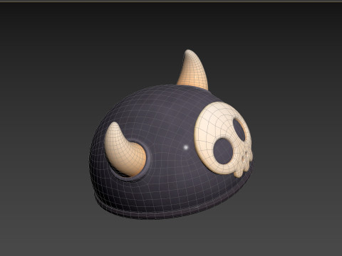 Prop187 Skull Helmet Modelo 3D