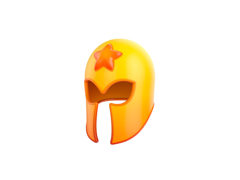 Prop188 Star Helmet 3D 모델 .c4d .max .obj .3ds .fbx .stl .blend 