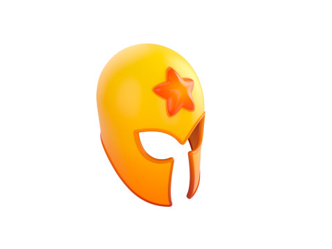 Prop188 Star Helmet 3D 모델