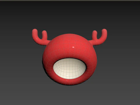 Prop191 Deer Hat 3D Model