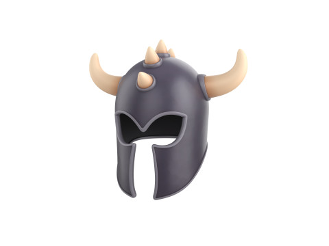 Prop193 Warrior Helmet Model 3D