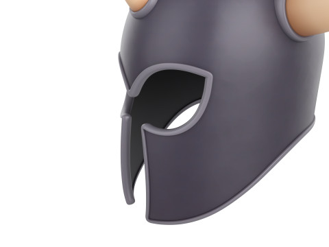 Prop193 Warrior Helmet 3D 모델