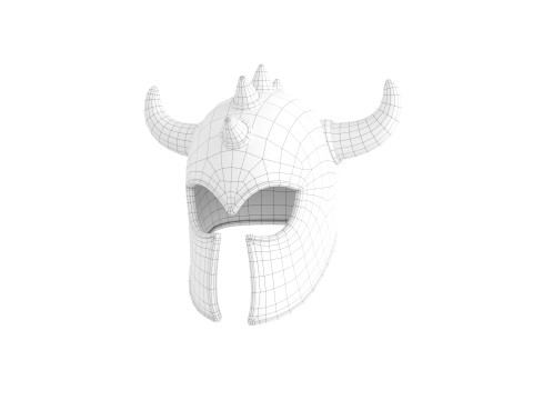 Prop193 Warrior Helmet 3D 모델