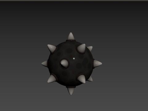 Prop194 Spike Ball 3D Model
