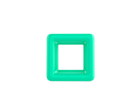 Symbol022 Wire Cube 3D Model