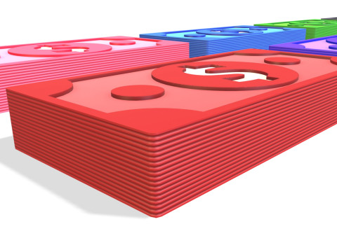 Pack014 Money Pack Modèle 3D