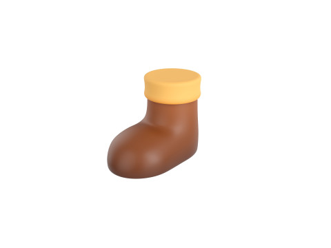 Prop198 Cartoon Boot Model 3D