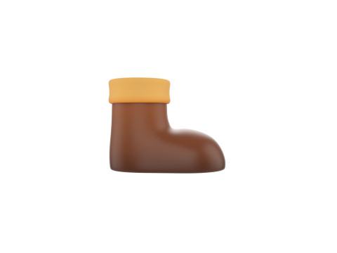 Prop198 Cartoon Boot 3D Model