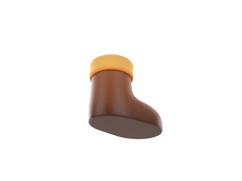 Prop198 Cartoon Boot 3D Model
