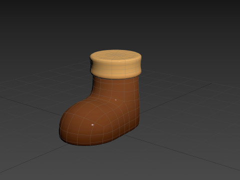 Prop198 Cartoon Boot 3D Model