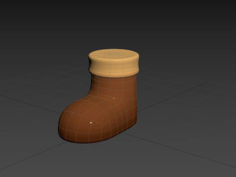 Prop198 Cartoon Boot 3D Model