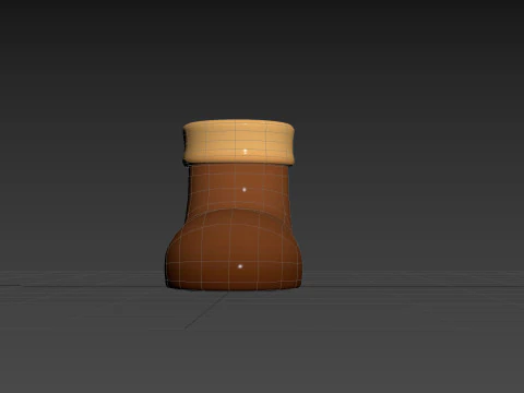 Prop198 Cartoon Boot 3D Model