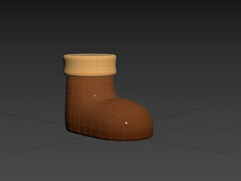 Prop198 Cartoon Boot 3D Model