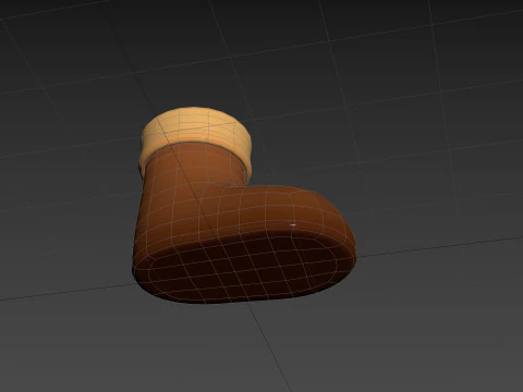 Prop198 Cartoon Boot 3D Model