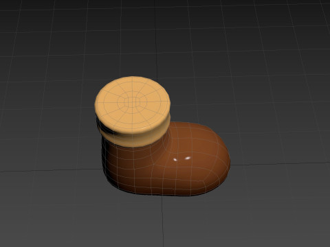 Prop198 Cartoon Boot 3D Model