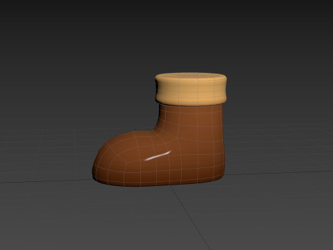 Prop198 Cartoon Boot 3D Model