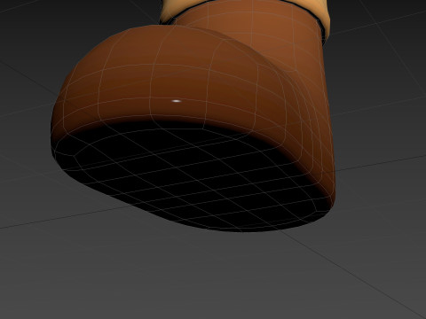 Prop198 Cartoon Boot 3D Model