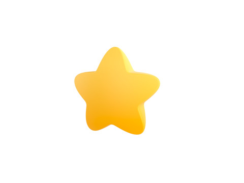 Symbol023 Star 3D Model
