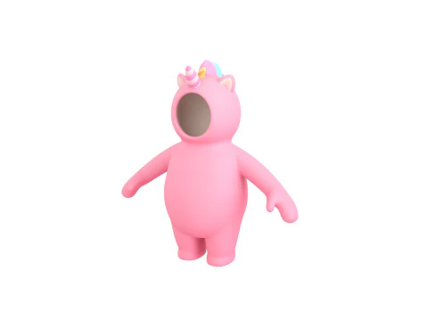 Pack015 Cartoon Suit 3D Model