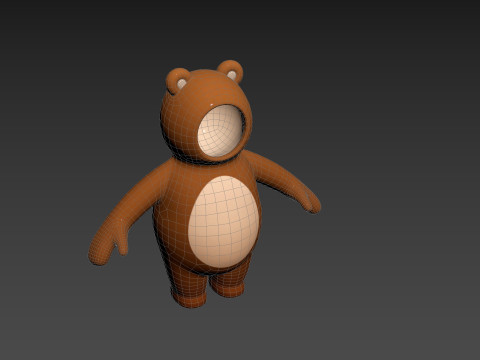 Pack015 Cartoon Suit 3D Model