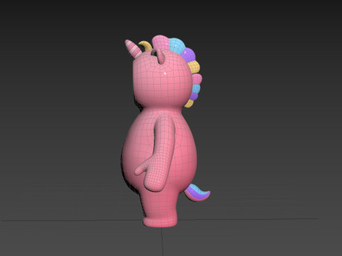 Pack015 Cartoon Suit 3D Model