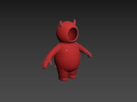 Pack015 Cartoon Suit 3D Model