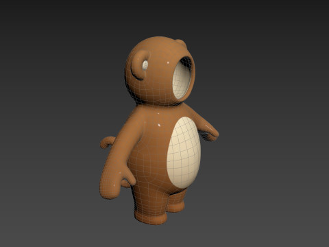 Pack015 Cartoon Suit 3D Model