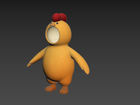 Pack015 Cartoon Suit 3D Model
