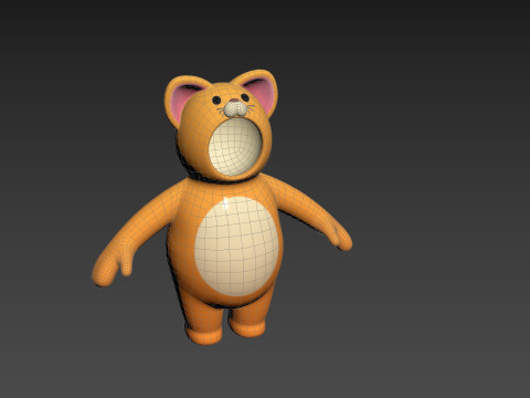 Pack015 Cartoon Suit 3D Model