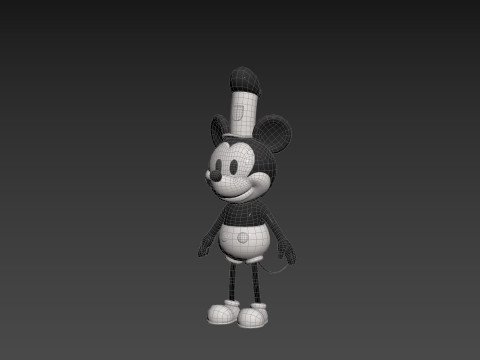 Character269 Mickey Mouse Model 3D