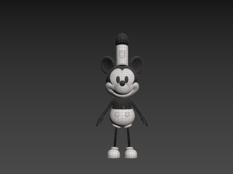 Character269 Mickey Mouse Model 3D