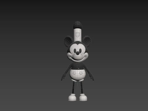 Character269 Mickey Mouse 3D Model