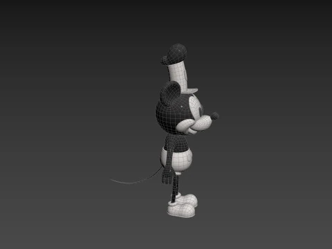 Character269 Mickey Mouse 3D Model