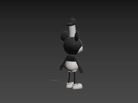 Character269 Mickey Mouse 3D Model