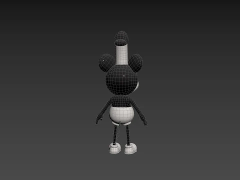 Character269 Mickey Mouse 3D Model