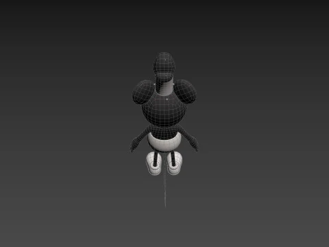 Character269 Mickey Mouse 3D Model