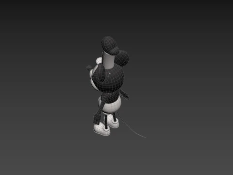 Character269 Mickey Mouse 3D Model