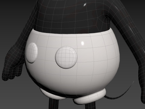 Character269 Mickey Mouse Model 3D