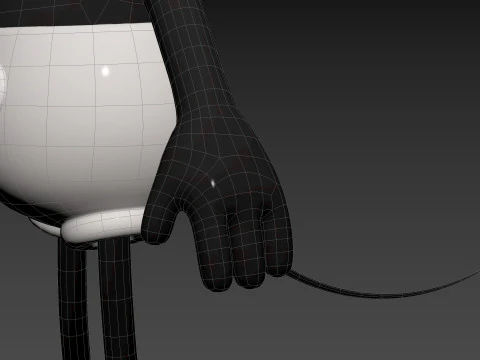 Character269 Mickey Mouse 3D Model