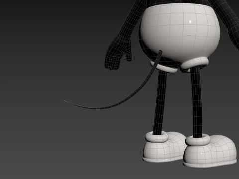 Character269 Mickey Mouse 3D Model